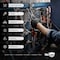 Wecare WMN1002, Disposable Gloves, 8 mil Palm, Nitrile, Powder-Free, M, 100 PK, Black WMN100241 - alternate 7